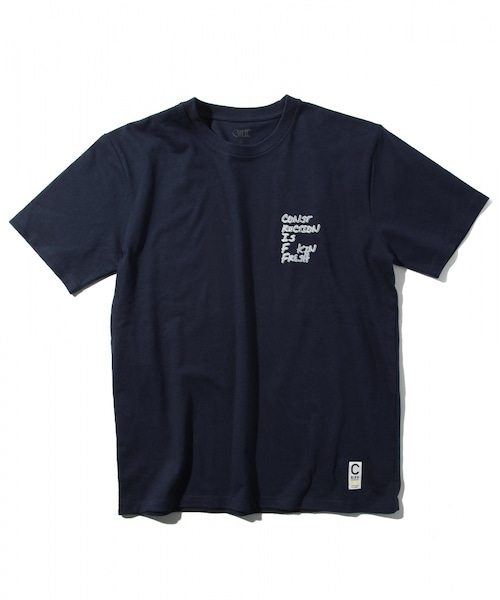 FUCKIN FRESHTee (col：ネイビー) CRIFF WorkWear クリフワークウェア