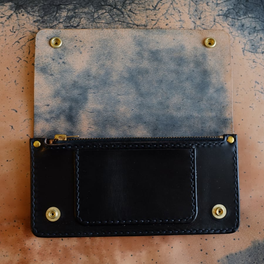 ミドルトラッカーウォレット 壱 GUIDI CULATTACAVALLO 弐層式 在庫品】トラッカーウォレット 壱 GUIDI CULATTA CAVALLO 参層式 | 玖