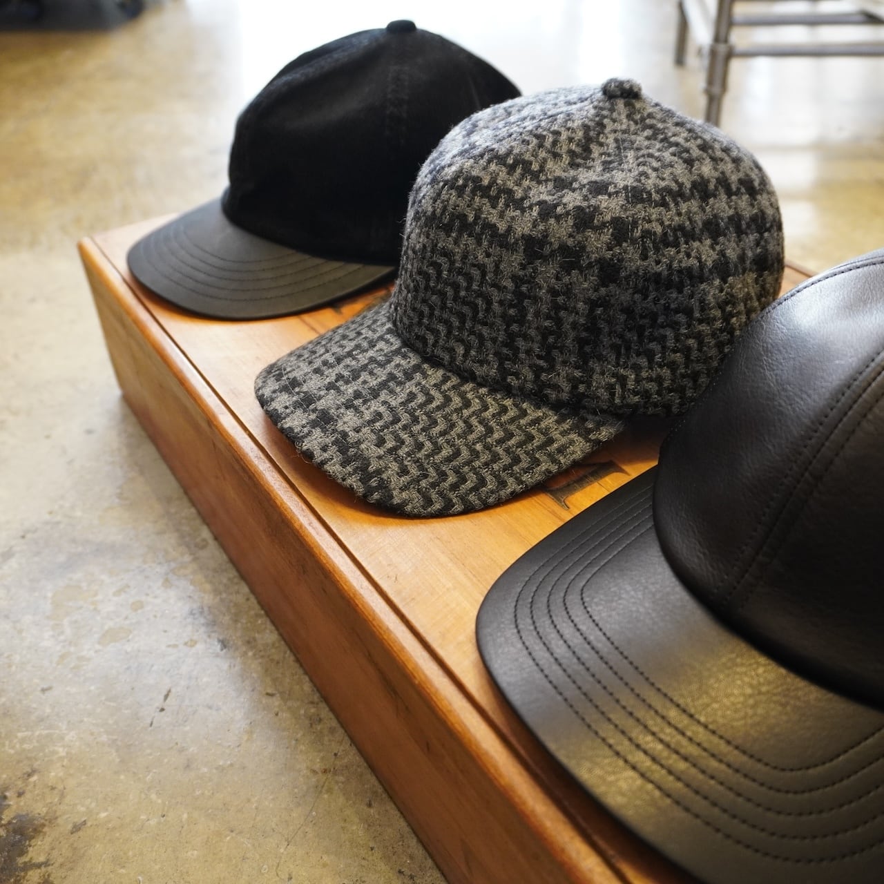 morno Corduroy × Leather Cap | Aonoha by Crony Club