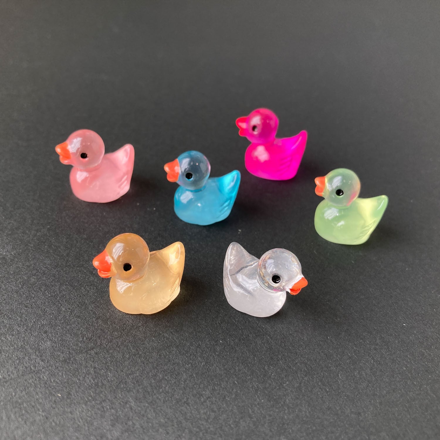 クリアカラーのアヒルパック（2p） | Dua-アクセサリーパーツショップ