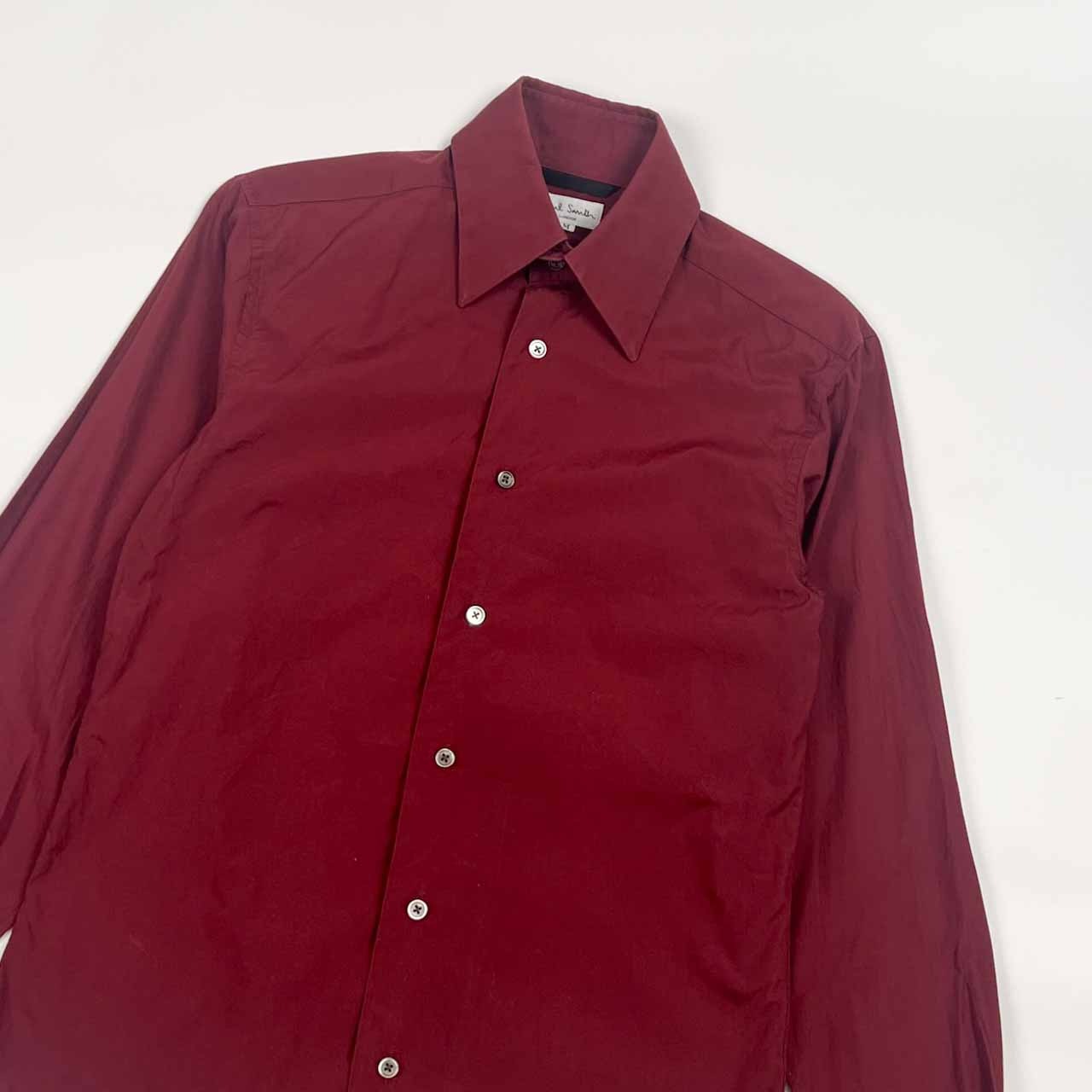 Paul Smith ポールスミス 長袖シャツ M/ワインレッド メンズ