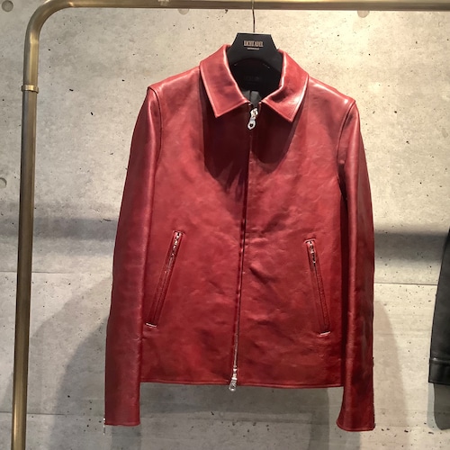 Licht Adel　LS-JKT01 SingleJacket Red　leather riders jacket