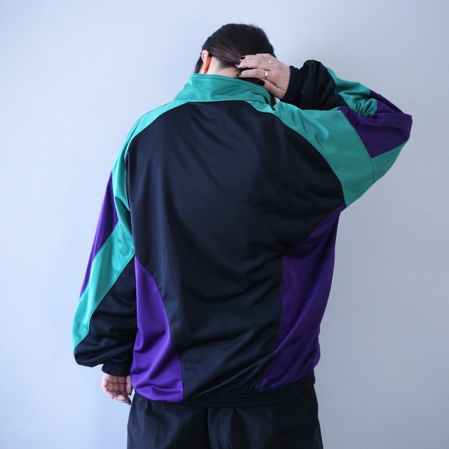 "PUMA" poison color switching design loose silhouette track jacket