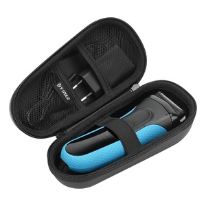 【新着特価】Yinke ハードケース ブラウン メンズ電気シェーバー シリーズ3 シリーズ5 シリーズ7対応 310s 3010s 3040s 3080sに適用 Braun 収納ケース 保護カバー バッグ（ブラック）