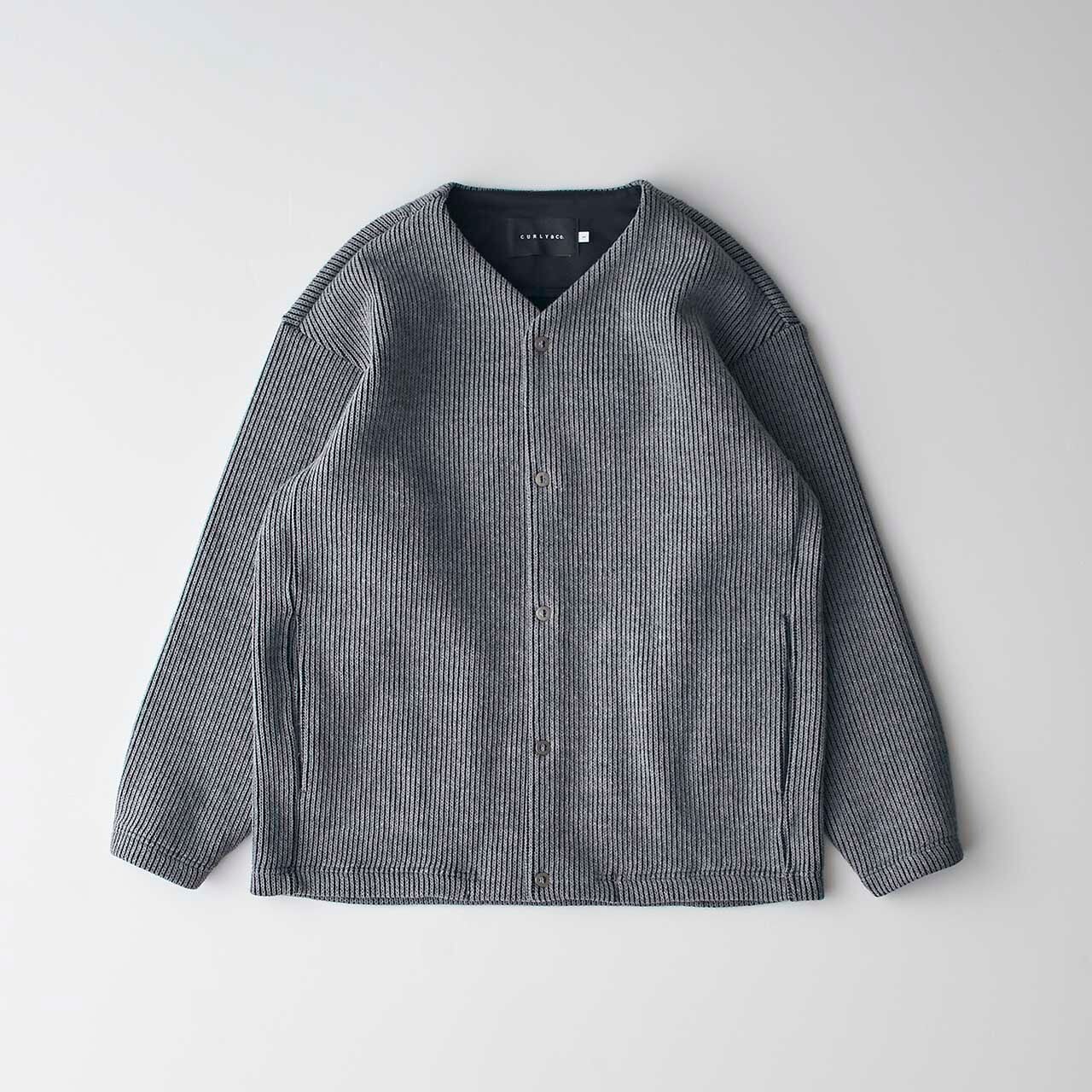 CURLY&Co./MIX COTTON KNIT JACKET