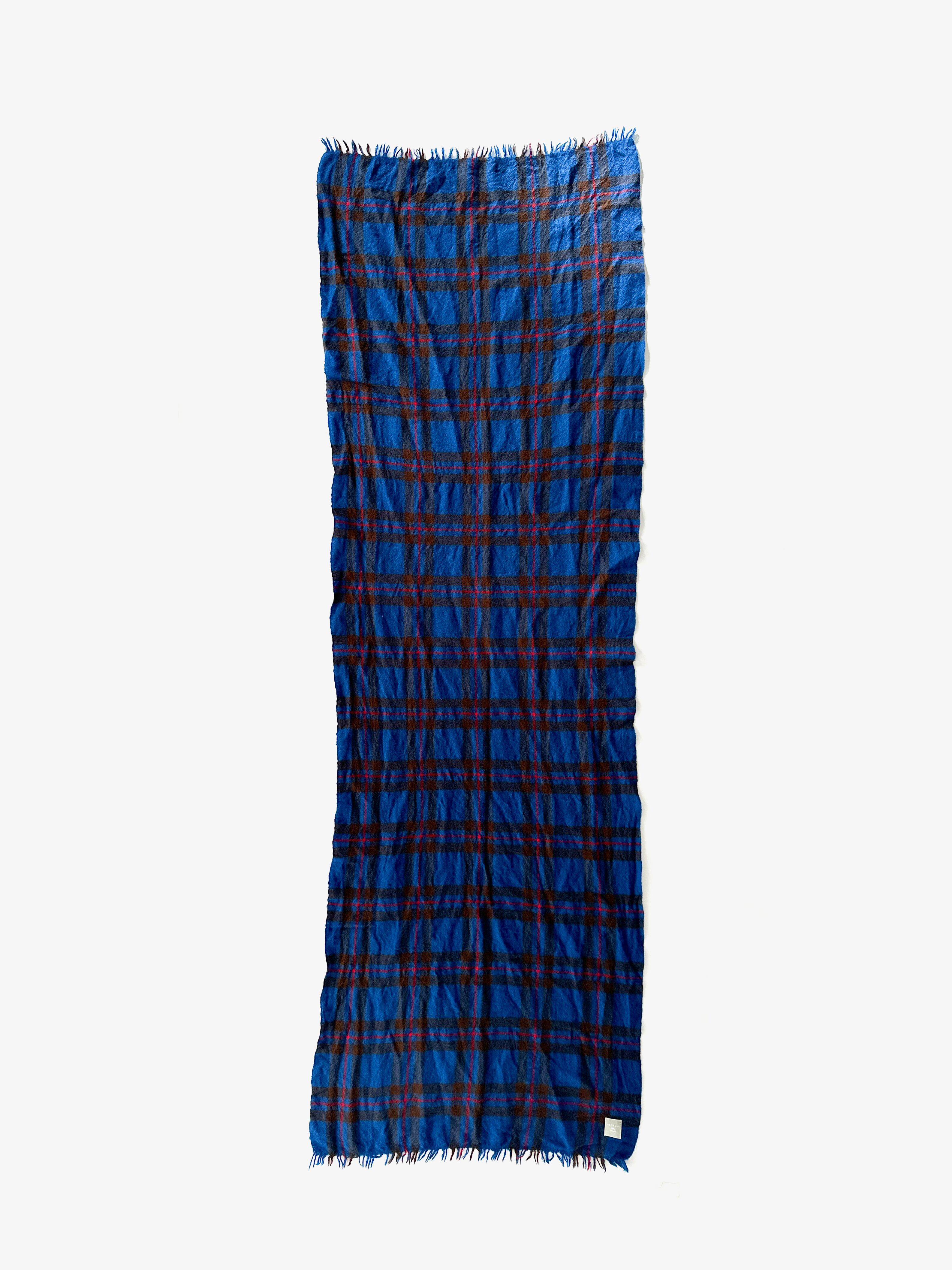 02172-1 tartancheck muffler / blue mix | LOCALLY 