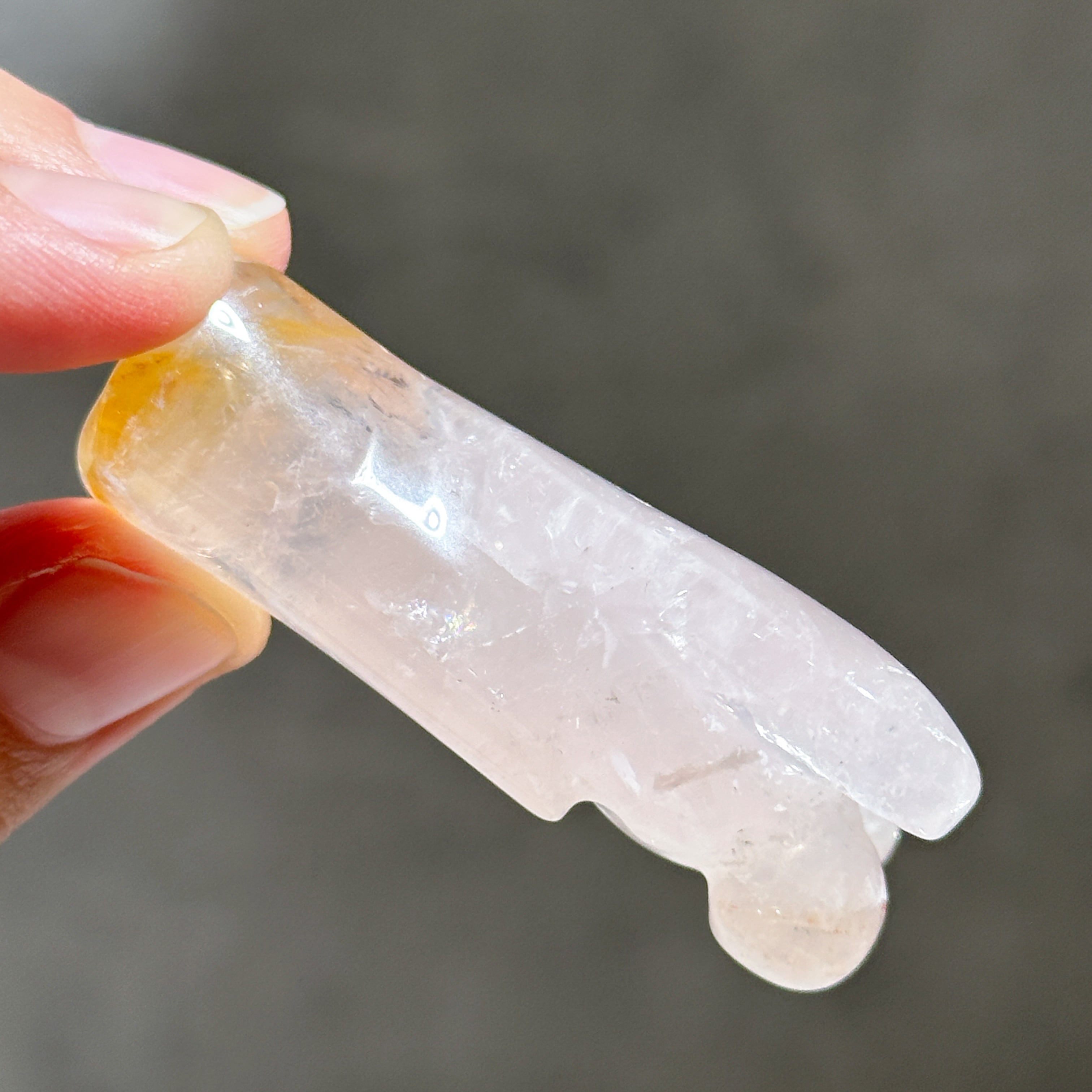 ゴールデンヒーラー×ローズクォーツ ミディアムエンジェル 21◇ Golden