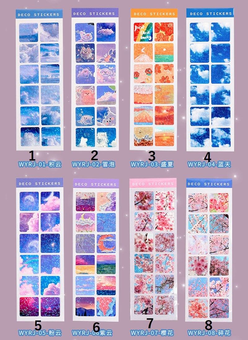 韓国風☆キラキラシール select momo˚✧紙もの癒し店✧。