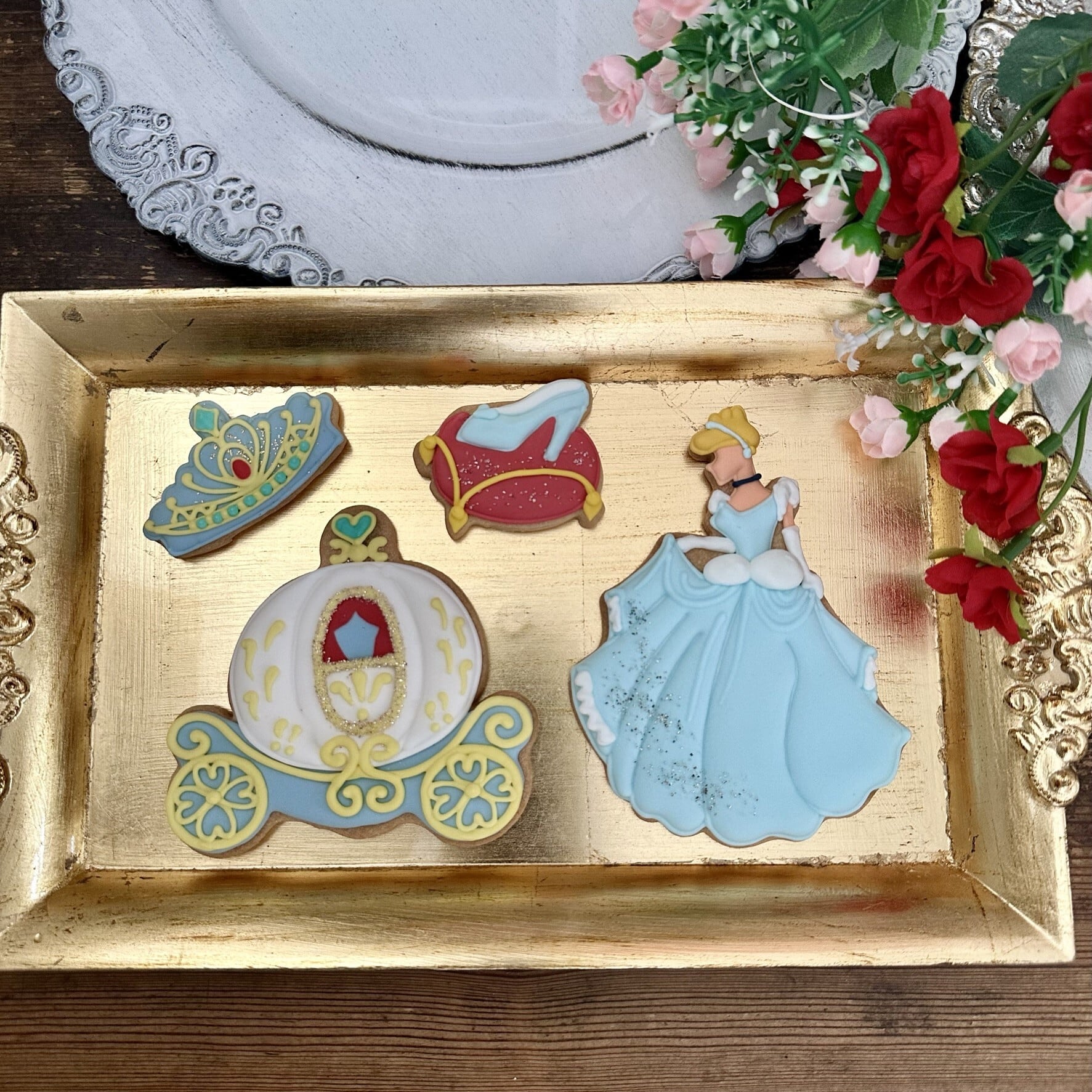 シンデレラBOX 【名入れオプション有】アイシングクッキー