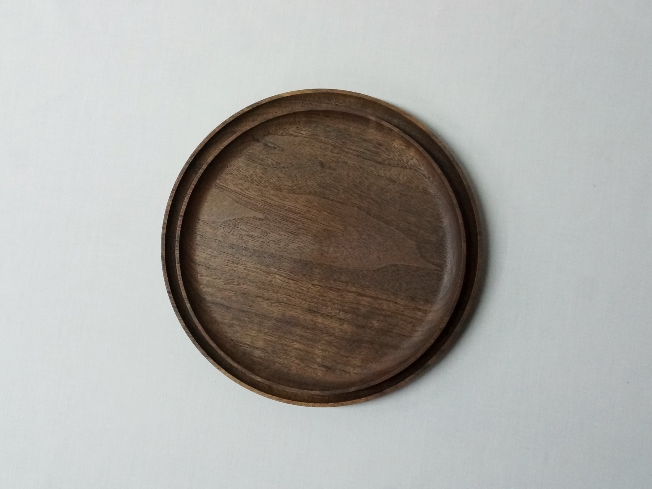 木皿（大）STK0111 large wooden plate （Walnut） | 猿竹工芸商會