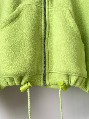 Light green fleece hoodie