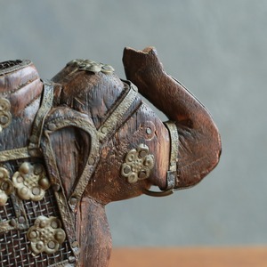 【ご成約品】インドからやって来た、プリミティブな象 5