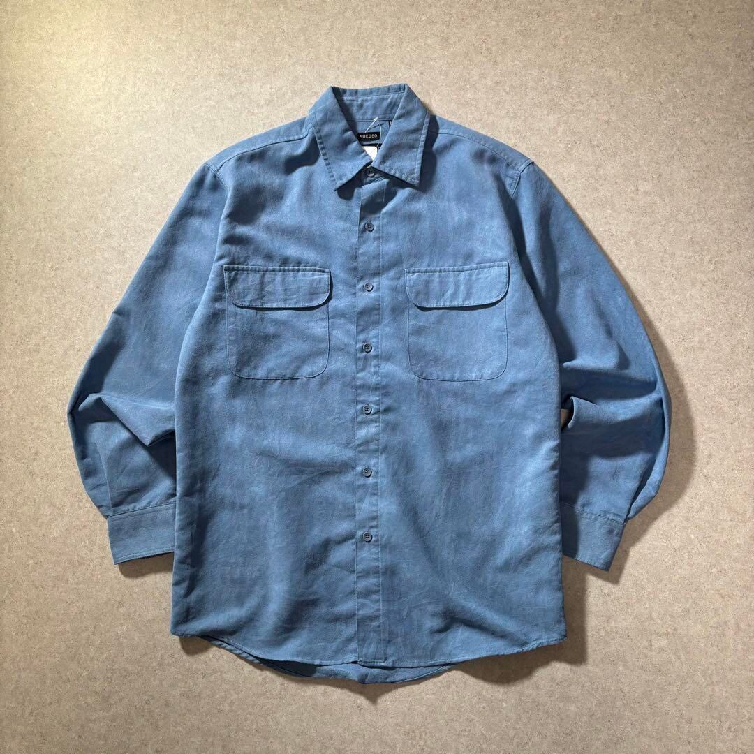 90s~00s GEORGE double flap L/S shirt | 古着屋2000