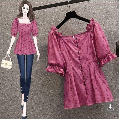 【大きいサイズL-4XL】【春夏新作】ファッショントップス#schmnf-259027