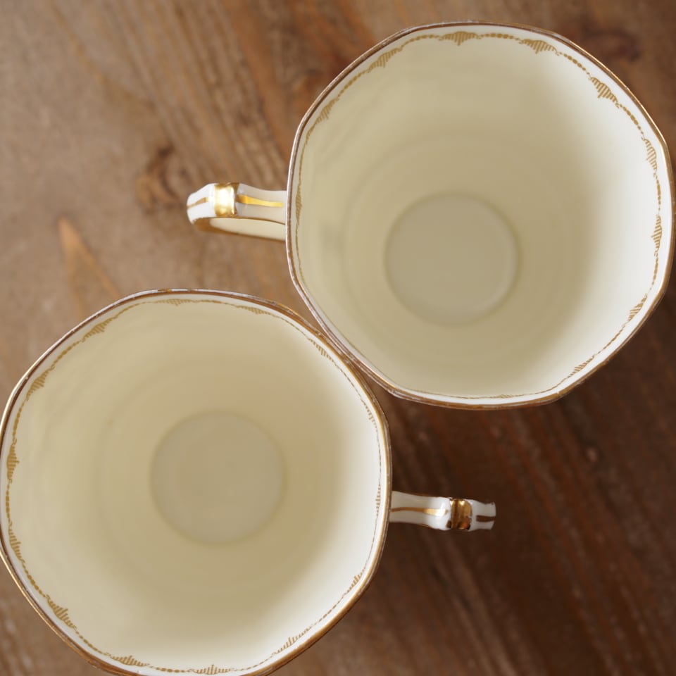 英国Tuscan 希少 Tea for Two ティーセットB　カップ＆ソーサー 英国 Tuscan 希少 Tea for Two ティーセットB カップ＆ソーサー