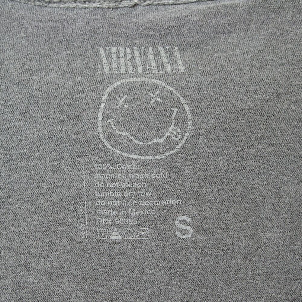 【激レア！】Nirvana 1992 ニルバーナ Tシャツ グレー　ドミニカ製 NIRVANA/ニルヴァーナ/SLIVER S/S TEE/コラボTシャツ | MANASTASH