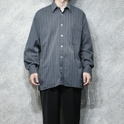 multi stripe jacquard weave shirt
