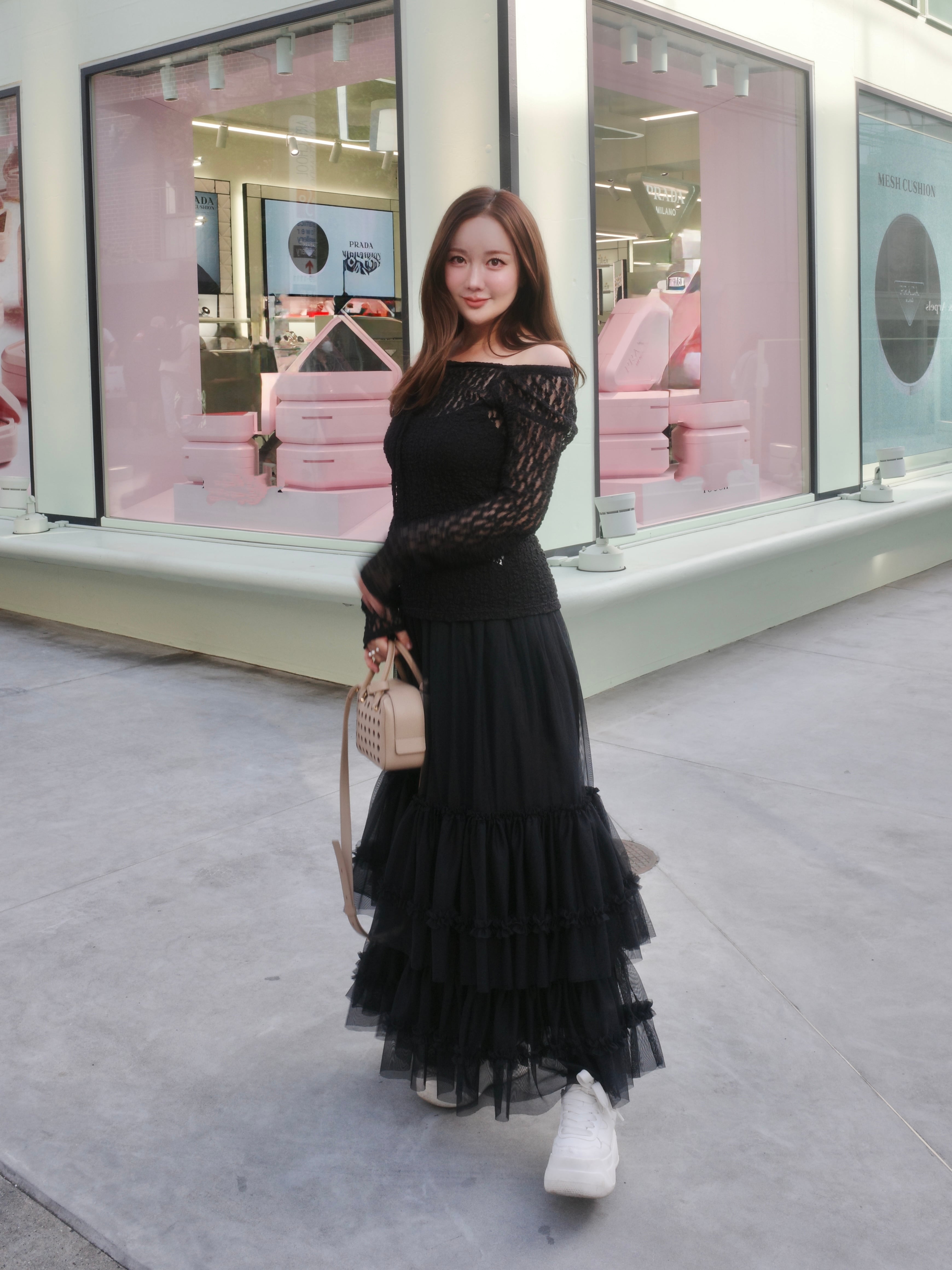 予約】lacy tops / black (6月上旬発送予定) | HYEON