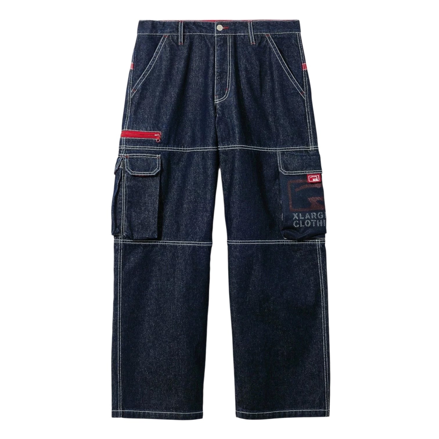 【XLARGE】DENIM CARGO PANTS / INDIGO【エクストララージ】