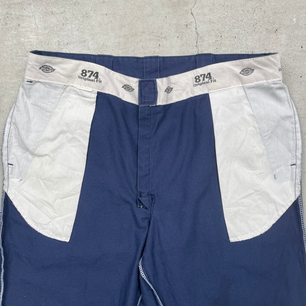 ３枚ディッキーズ874 ブラックチノパン　ワーク　古着W43 L29相当 3枚ディッキーズ874 ブラックチノパン ワーク 古着W43 L29相当