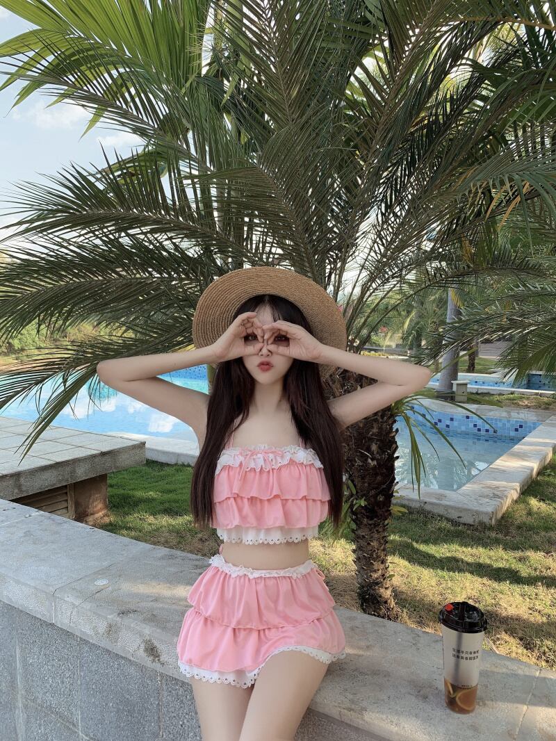 ef-de» 大人かわいい 古っ 百貨店 エムズグレイシー ピンク レース 春服 