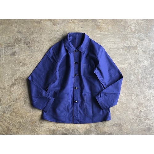 Le Sans Pareil(ル サン パレイユ) Pre 1930‘s Shaped Traditional Coverall Made of 1940's-50's Dead Stock French Serge