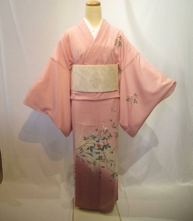 2002夏用高身長絽付け下げと紗袋帯セットSummer ro tsukesage and gauze obi belt