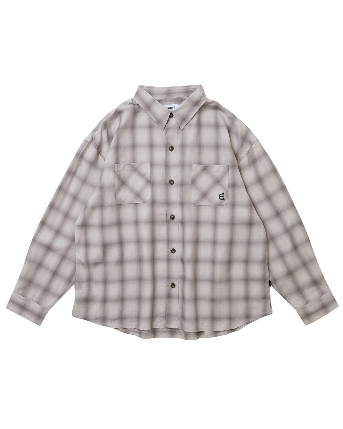 EVISEN / WILLIAM CHECK L/S SHIRT / GREY