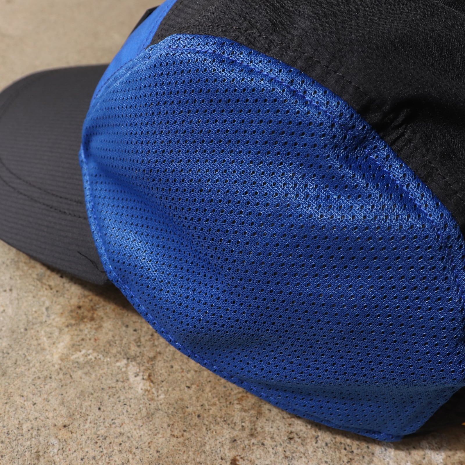 極美品 Polo Sport 5パネル ロングビルキャップ ポロスポーツ 青 