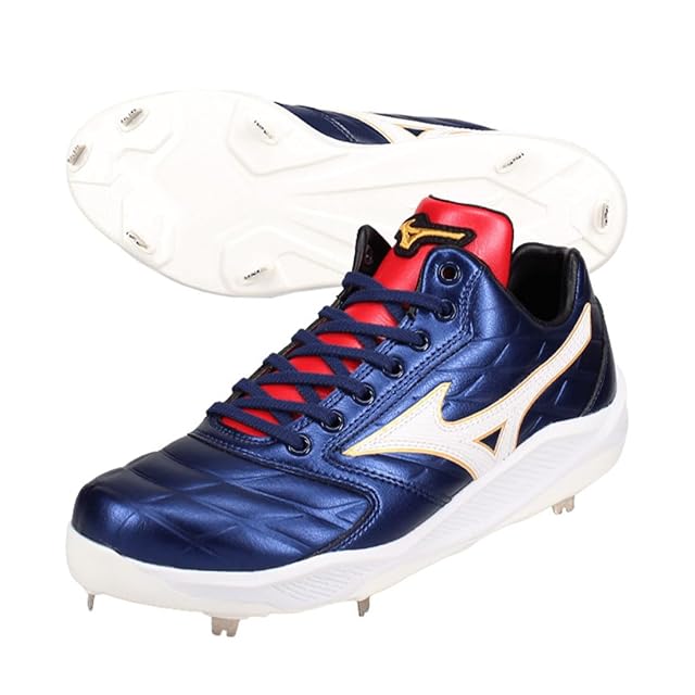 新品　野球スパイク　ミズノプロ　ポイント 日本未発売】 ミズノ Mizuno ミズノプロ 野球 スパイク ポイント 白金