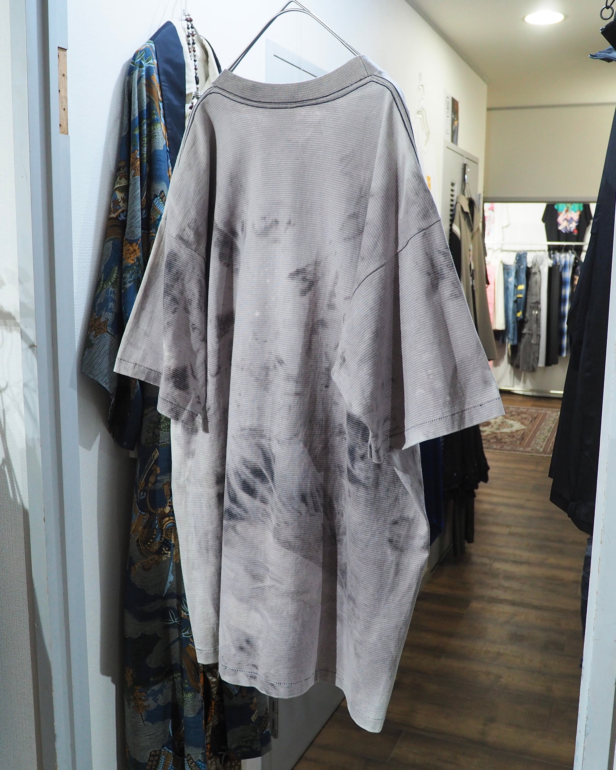 1990s " Made in USA - Colorado Buffaloes " printed × Over Dyed vintage loose Tee