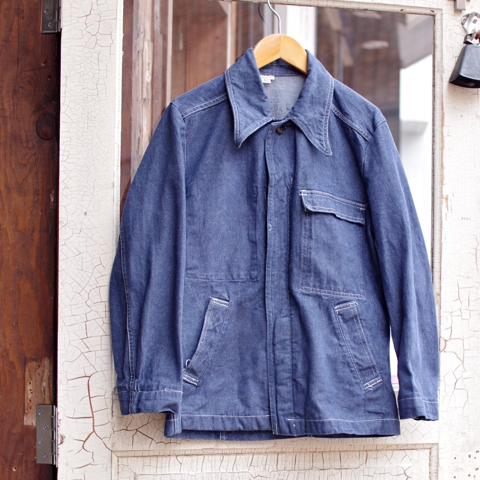 French Work Denim Jacket / Adolphe Lafont Work Jacket /フレンチ ワーク アドルフラフォン  デニム ワーク ジャケット