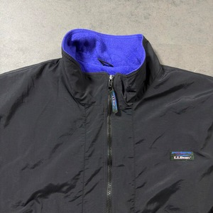 90s L.L.Bean WORM-UP JACKET black XL相当 古着