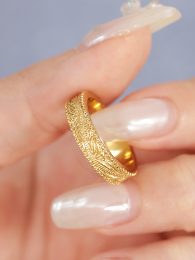 316L hawaiian thick ring  #r05