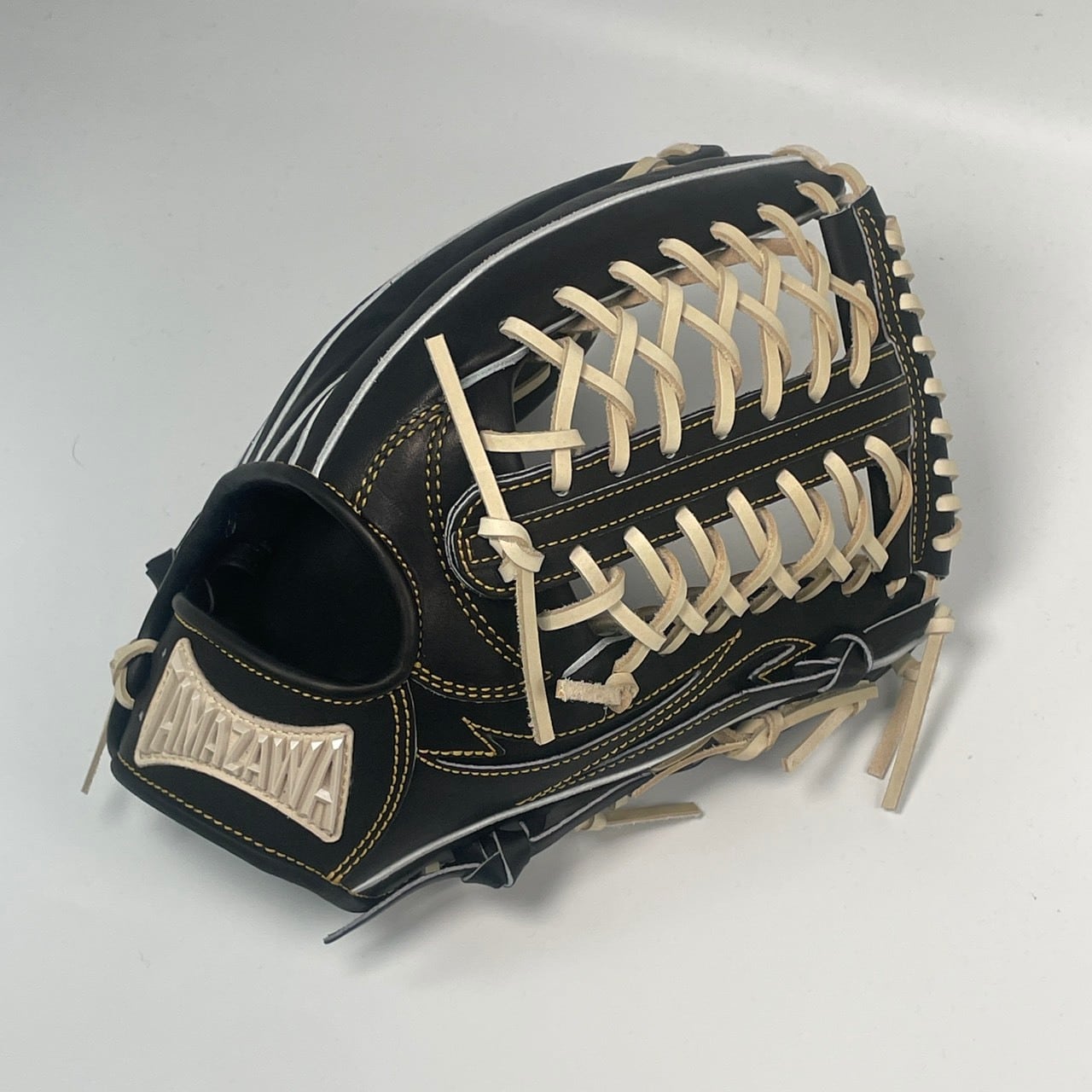 【硬式】玉澤 DELUXE 外野グローブ TUG-92DX型(ブラックキャメルxシリコンラベル)