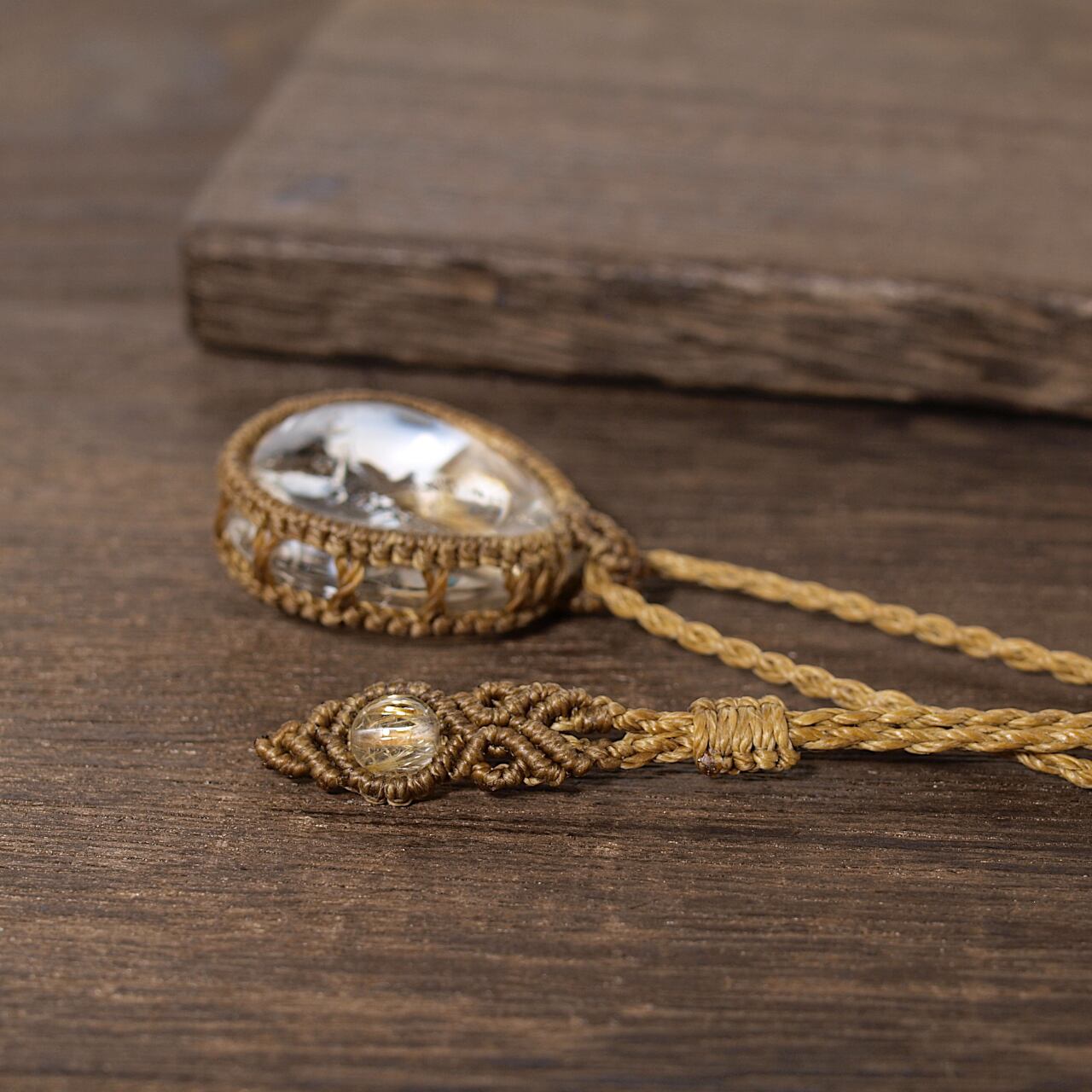 アイリスクォーツ マクラメペンダント マクラメペンダント【結龍】アイリスクォーツ×銀 | yuispace