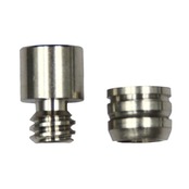 和気産業(Waki Sangyo) ケルダボ 4組入 クロ-ム 8mm 棚 棚受け 家具 ML511