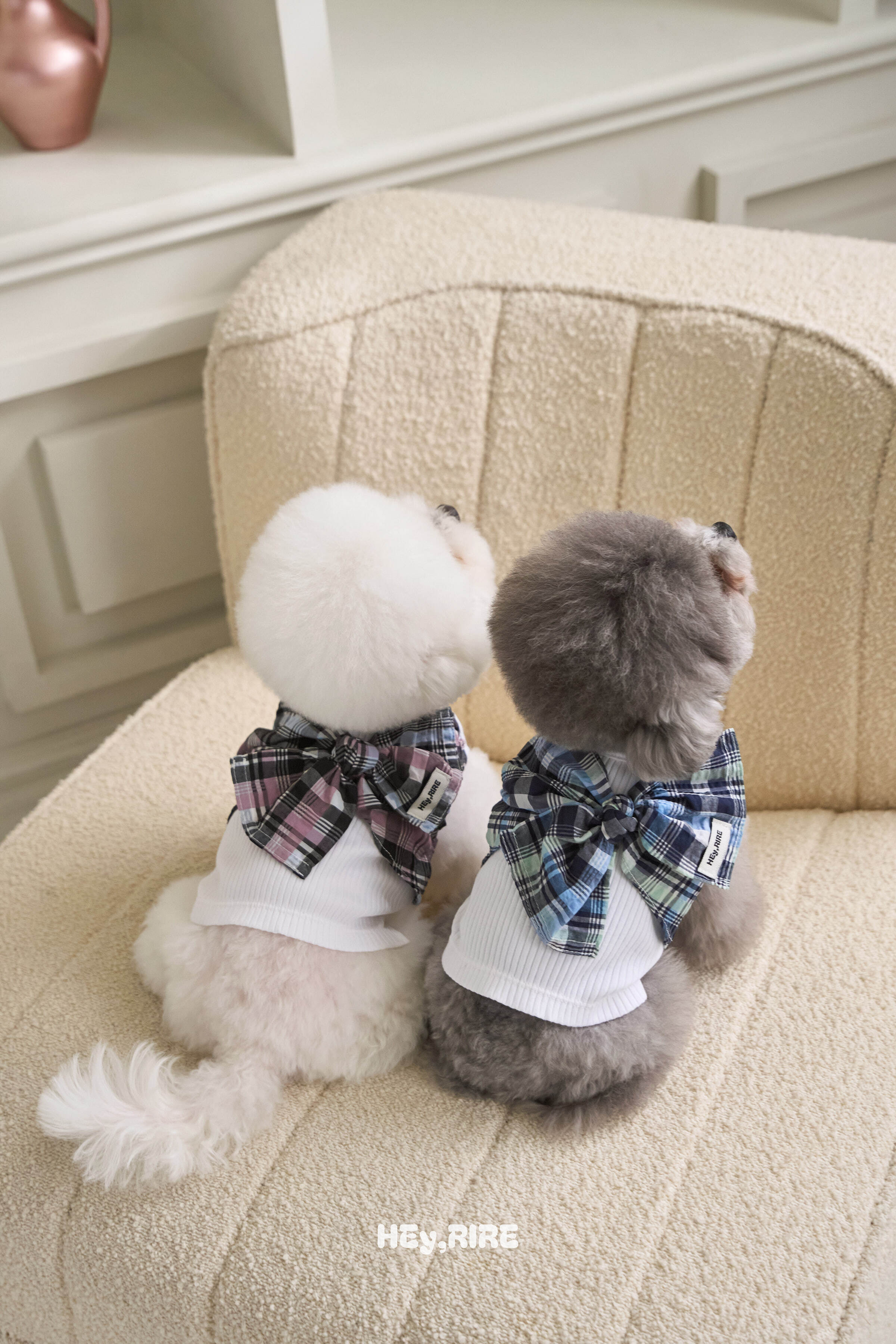 在庫確保済【HEy,RIRE】Preppy Ribbon Top (2color)