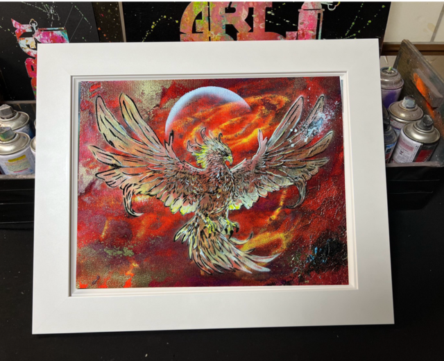 原画 F6 キャンバス】ふっかー君作 | スプレーアートエデンショップ