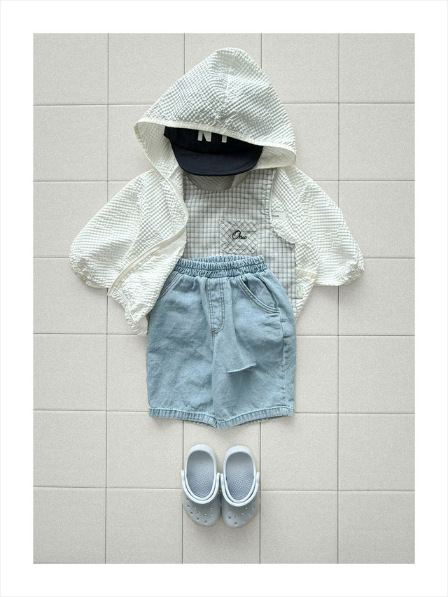 [予約][送料無料]≪ONU≫Check Shorts 45