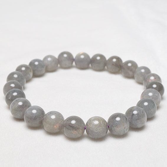 ピンク ラブラドライト ブレスレット 9mm 一点物 メール便送料無料 [M便 1/10] 111-25099