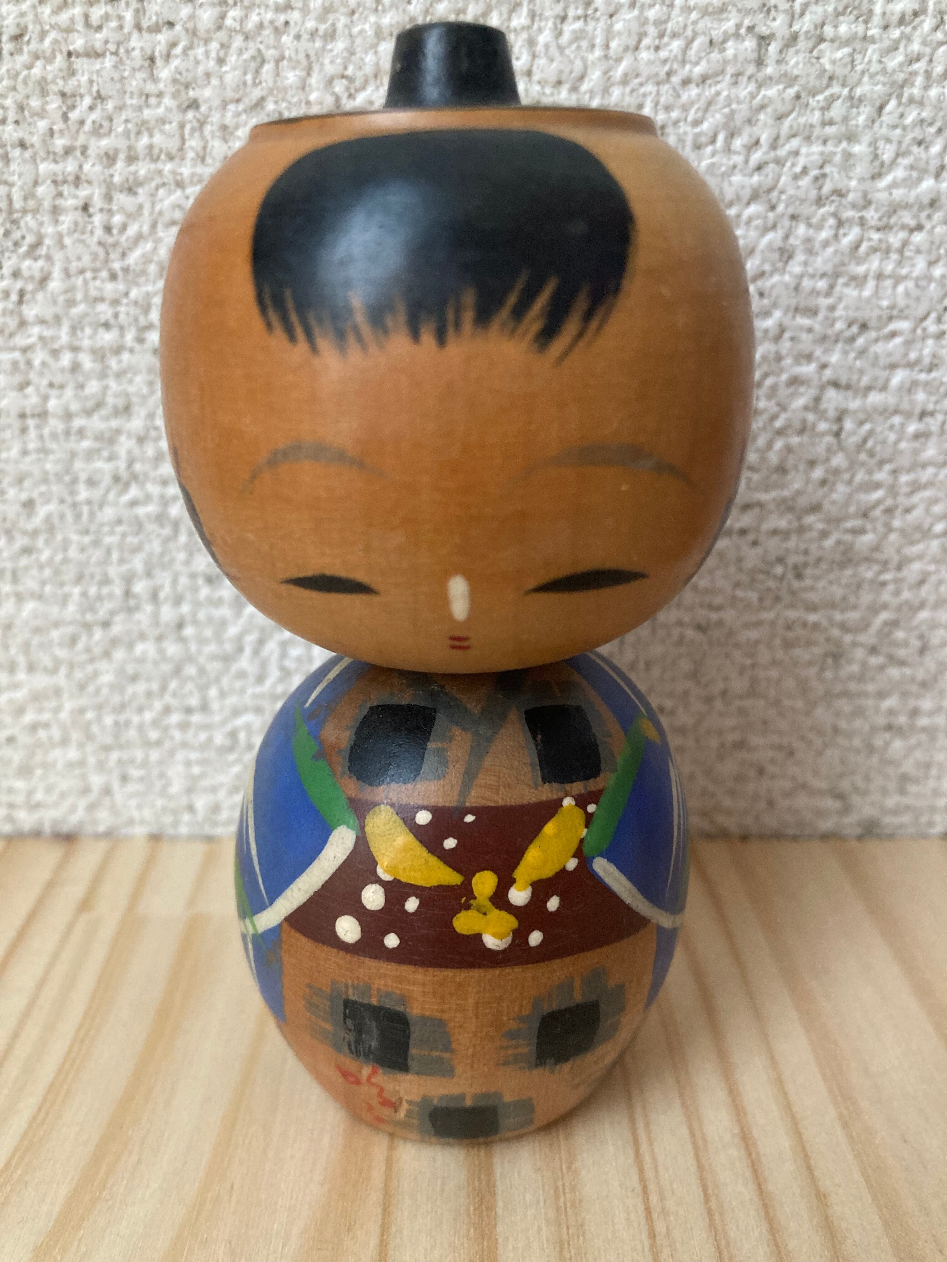 民藝品】【工芸品】こけし kokeshi 夫婦 ペア セット vintage | 古着の