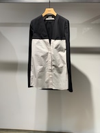 【24SS】GURTWEIN ガーウィン / deep V-neck slim-fit tailored shirt