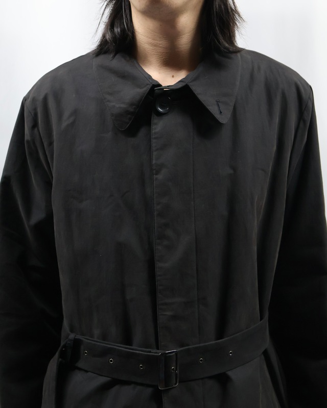 【EMPOLIO ARMANI】Fade-Processed Stand Collar Coat