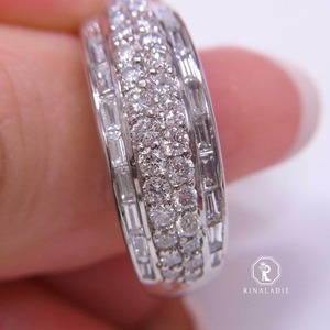 大特価Pt900天然ダイヤモンド【総1.4ct16号】エレガントパヴェリング