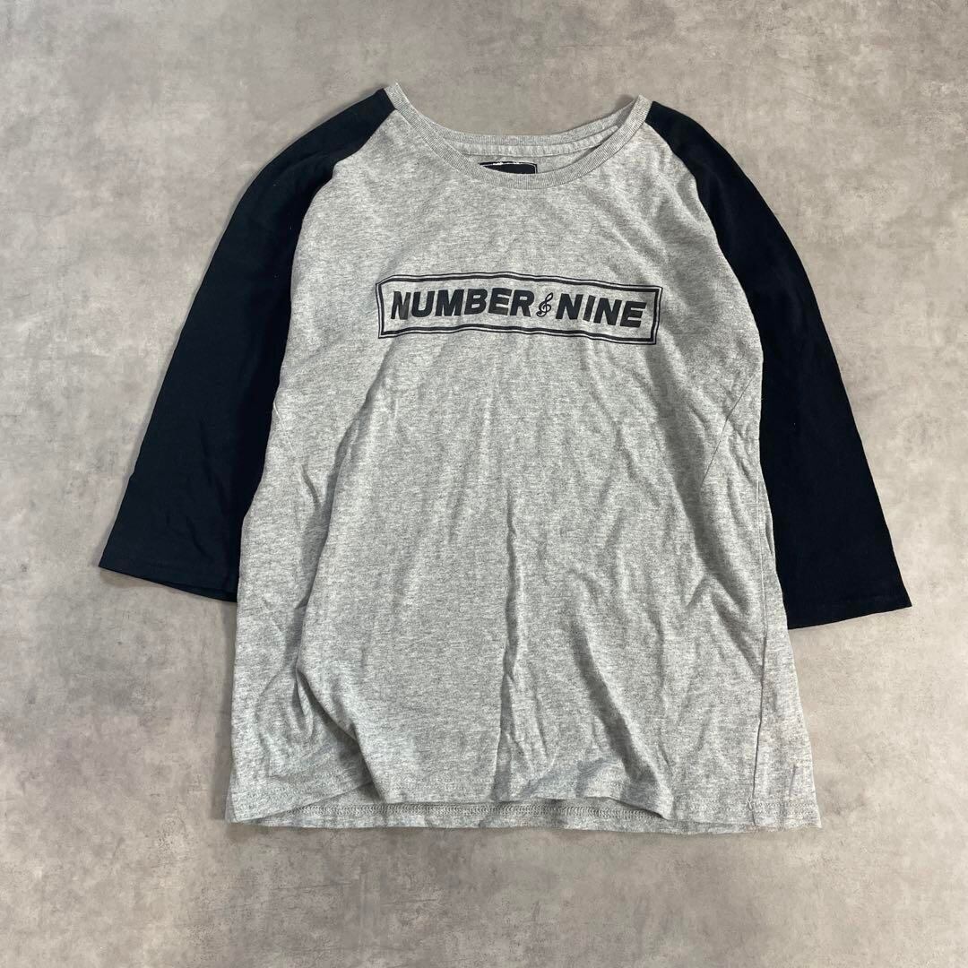00s NUMBER NINE denim ナンバーナイン ラグラン Tシャツ