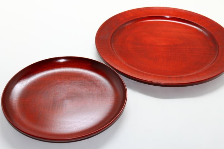 わが家の大皿 朱摺 | 北見八郎平商店