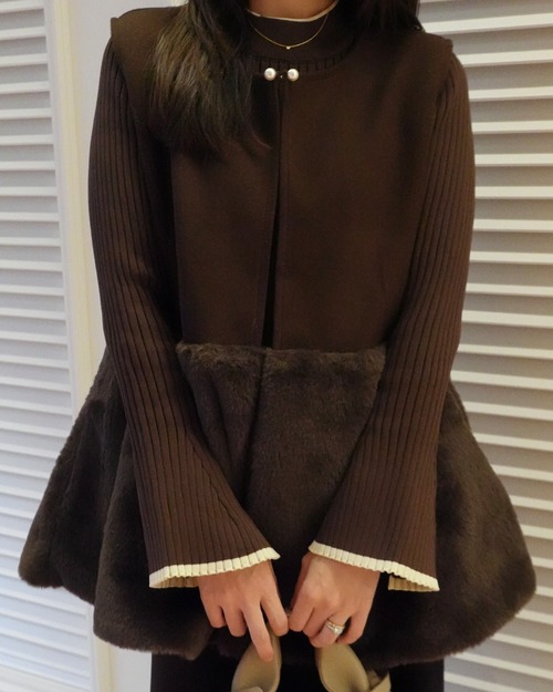 パールポイントペプラムベスト