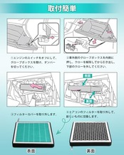 AUTO SPEC トヨタ ハイエース専用 200系 エアコンフィルター カーエアコン用フィルター 5層構造 HEPA高効率フィルター 活性炭入り HIACE 2004年8~ 1~5型 抗ウイルスタイプ PM2.5除去 高除塵 花粉 排ガス 抗カビ 1個 (グリーン)