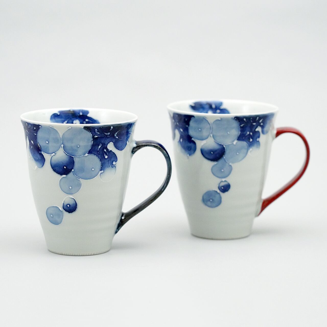 染ぶどう マグカップ(青) | plato 田中陶器店 │ 有田焼・伊万里焼